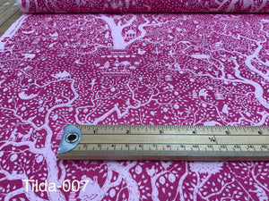 Tilda Fabric Lemontree Collection- pink per 50cm Tilda 008
