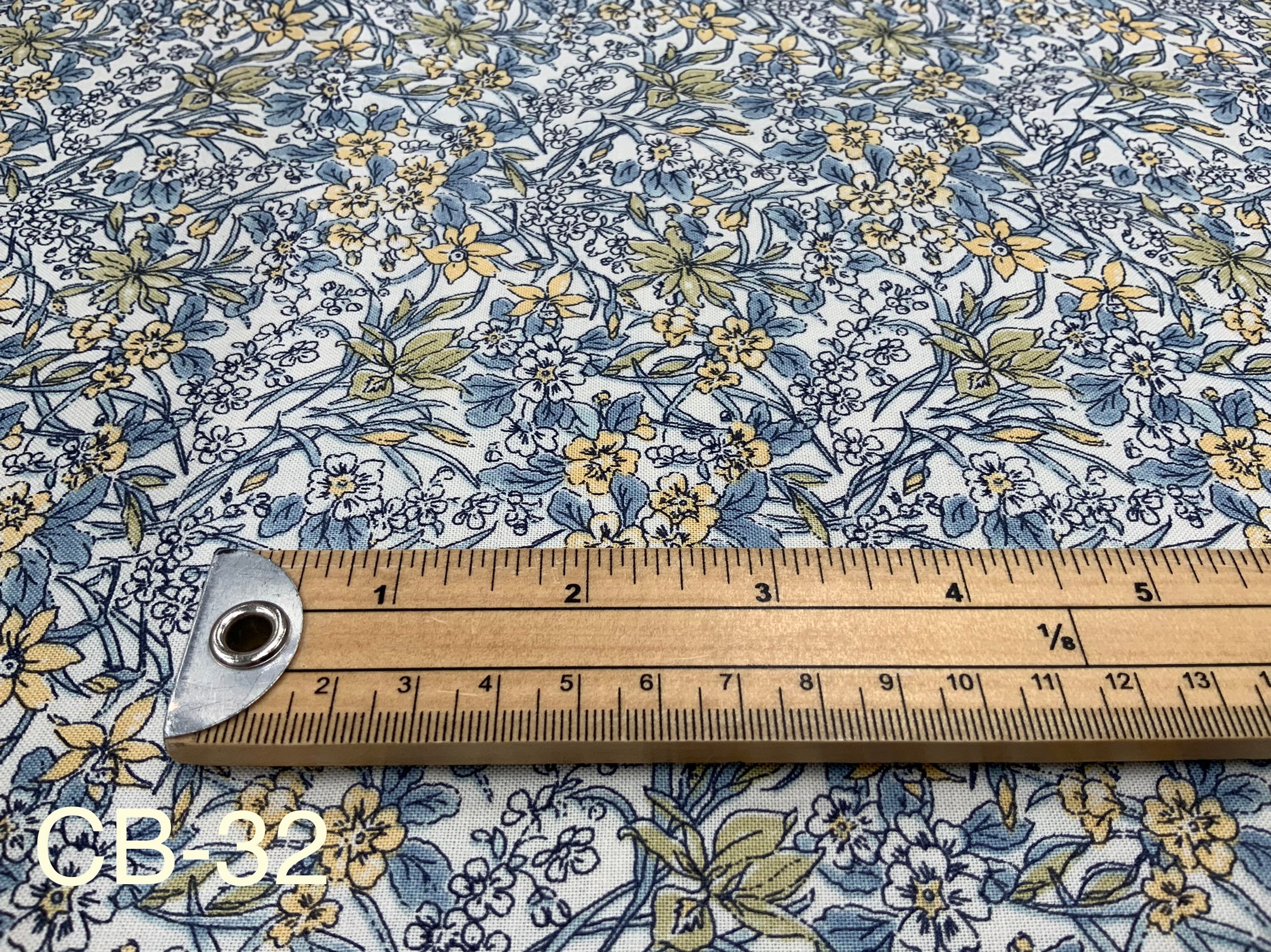 Liberty Fabric Ricardo Pale Blue  - 1/2 metre
