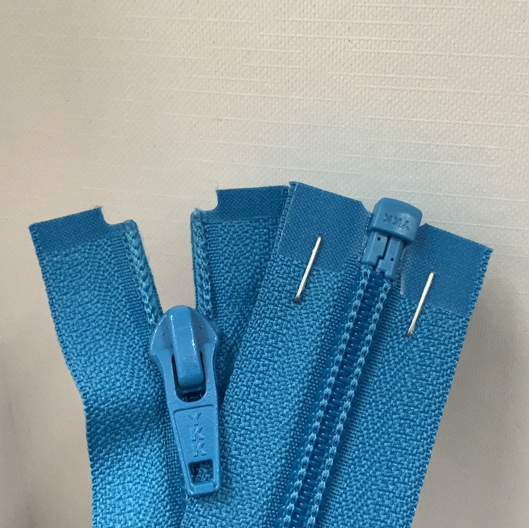 YKK Nylon Open End Zip 46cm 18inch: Dark Dusky Blue (162) ZS1\Q8