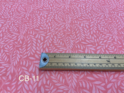 Liberty Fabric Leaf trail Pink Per 50cm CB11