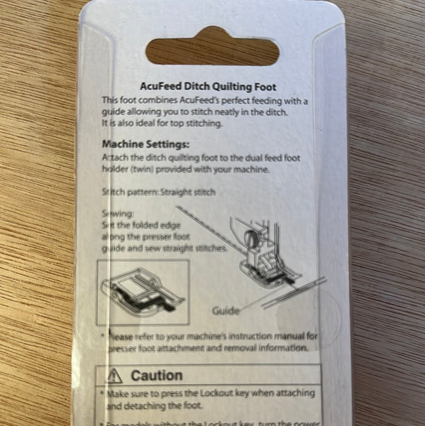 Janome Acufeed Ditch Quilting Foot Category D