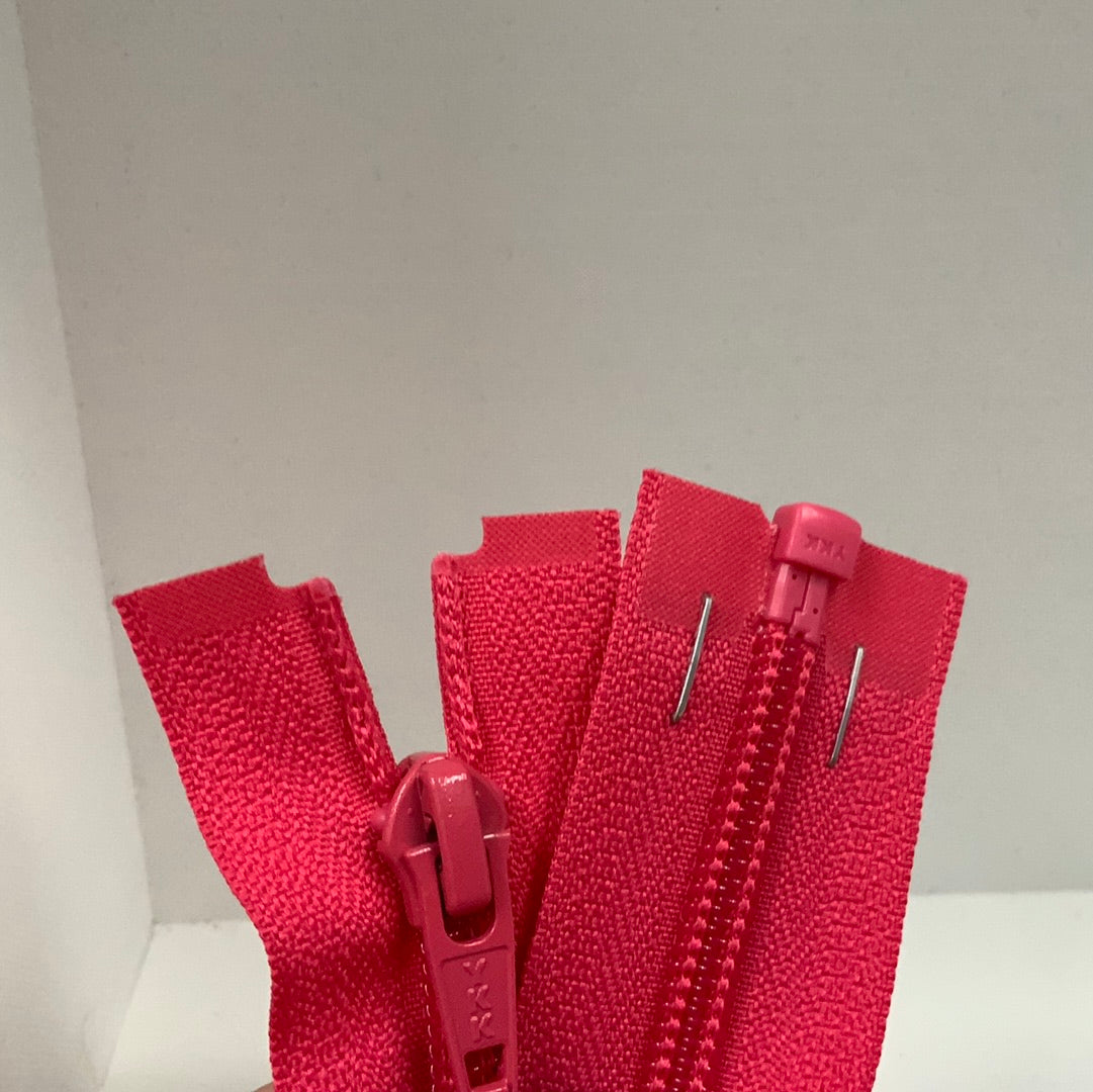 Nylon Open End Zip 81cm 32inch: Cerise Pink (516) ZS1\K1