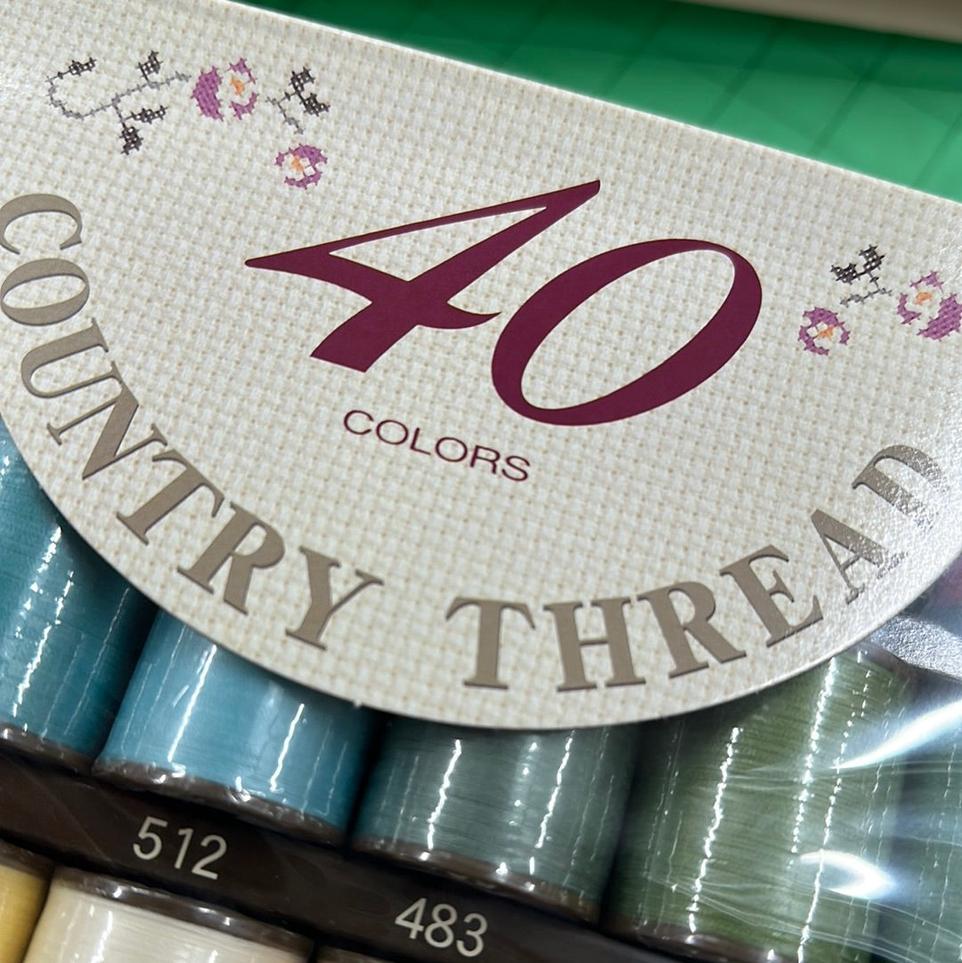 Brother Embroidery Thread - 40 Country Colours