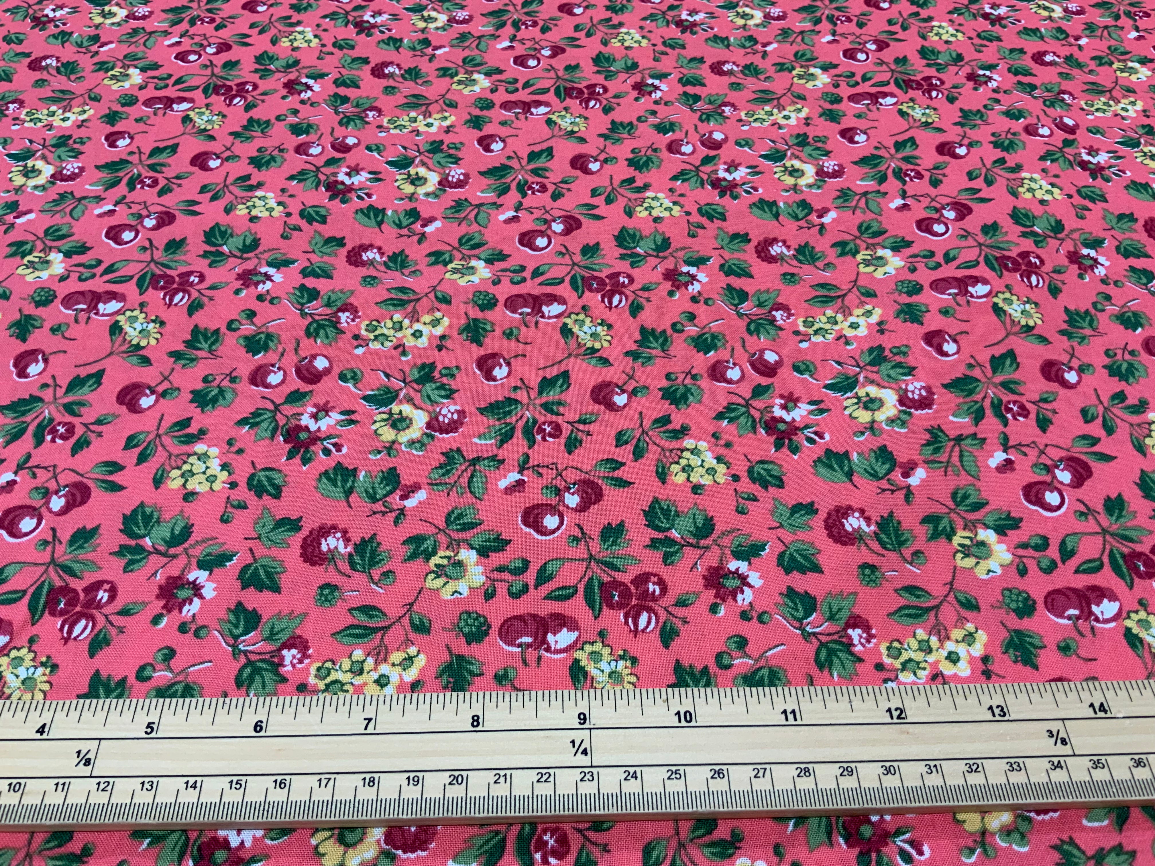 Liberty Fabric Wild Cherry Pink  - 1/2 metre