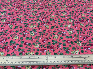 Liberty Fabric Wild Cherry Pink Per 50cm CB31