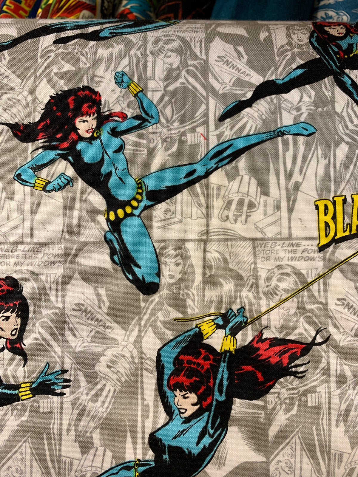 Superhero Fabric - Retro Character LFC11