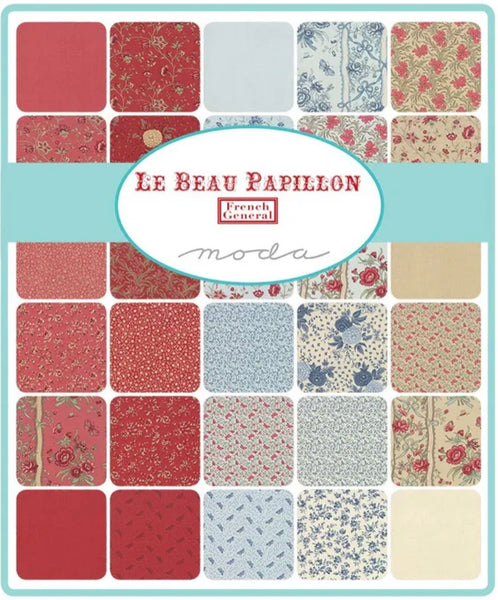 La Beau Papillon by French General for Moda  - Layer Cake - LC04-01