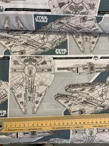 Star Wars Fabric - Millennium Falcon LFA03
