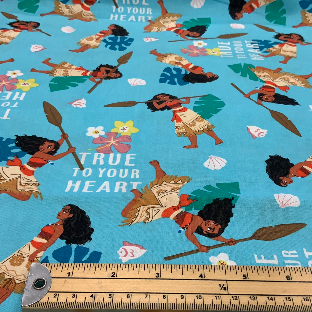 Disney  Milan - True to Your Heart - 100% Cotton Fabric - LFH07 - 1/2 Metre