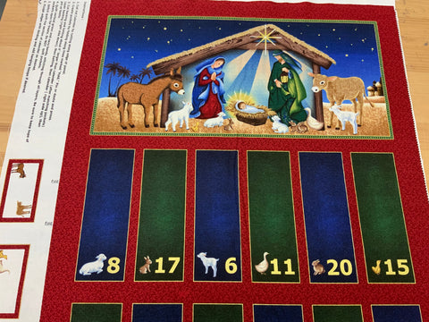XP042- Nativity Christmas Advent Panel - Littondale