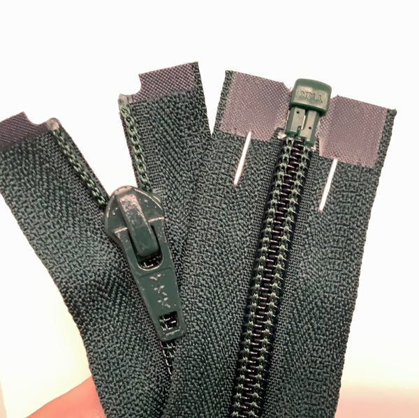 YKK Nylon Open End Zip Forrest Green (890)