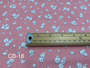 Liberty Fabric Tumbling Daisy Pink Per 50cm CB18
