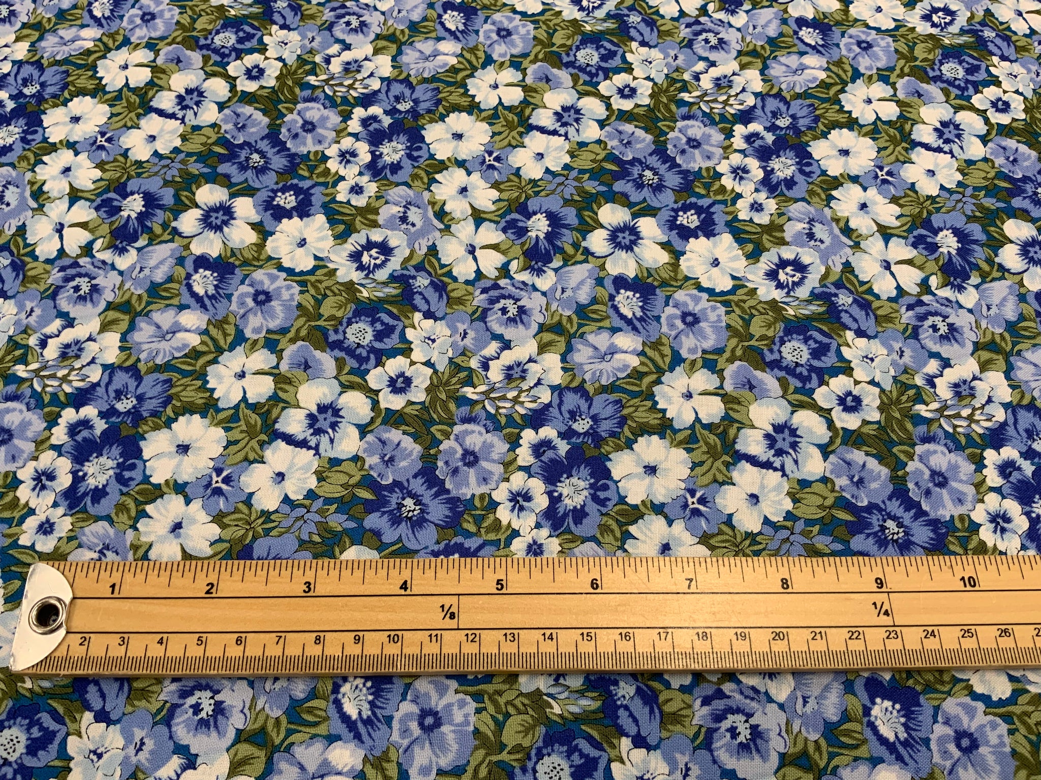 Liberty Fabric Peach Bloom Blue  - 1/2 metre