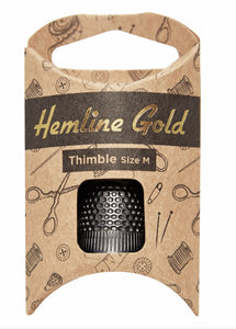 Hemline Gold Thimble size M