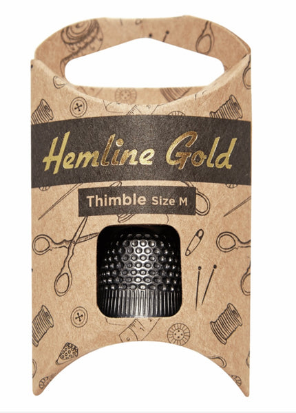 Hemline Gold Thimble size M