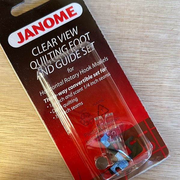 Janome Clear View Quilting Foot and Guide set Category B/C