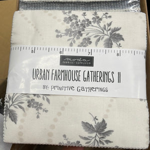 Urban farmhouse gatherings II Charm Pack by primitive gatherings cp19