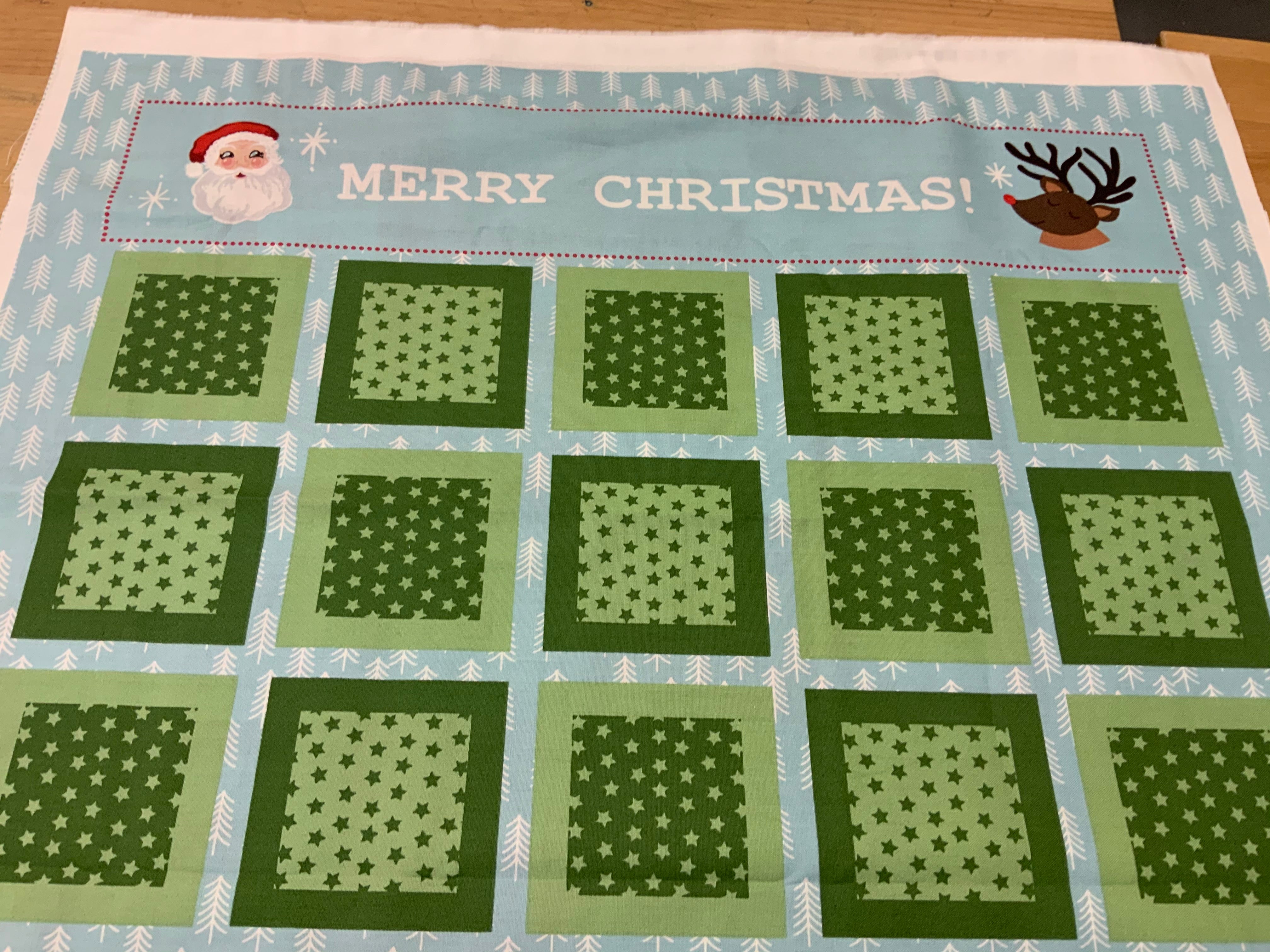 XP029 North Pole Advent Christmas Panel from Lewis & Irene