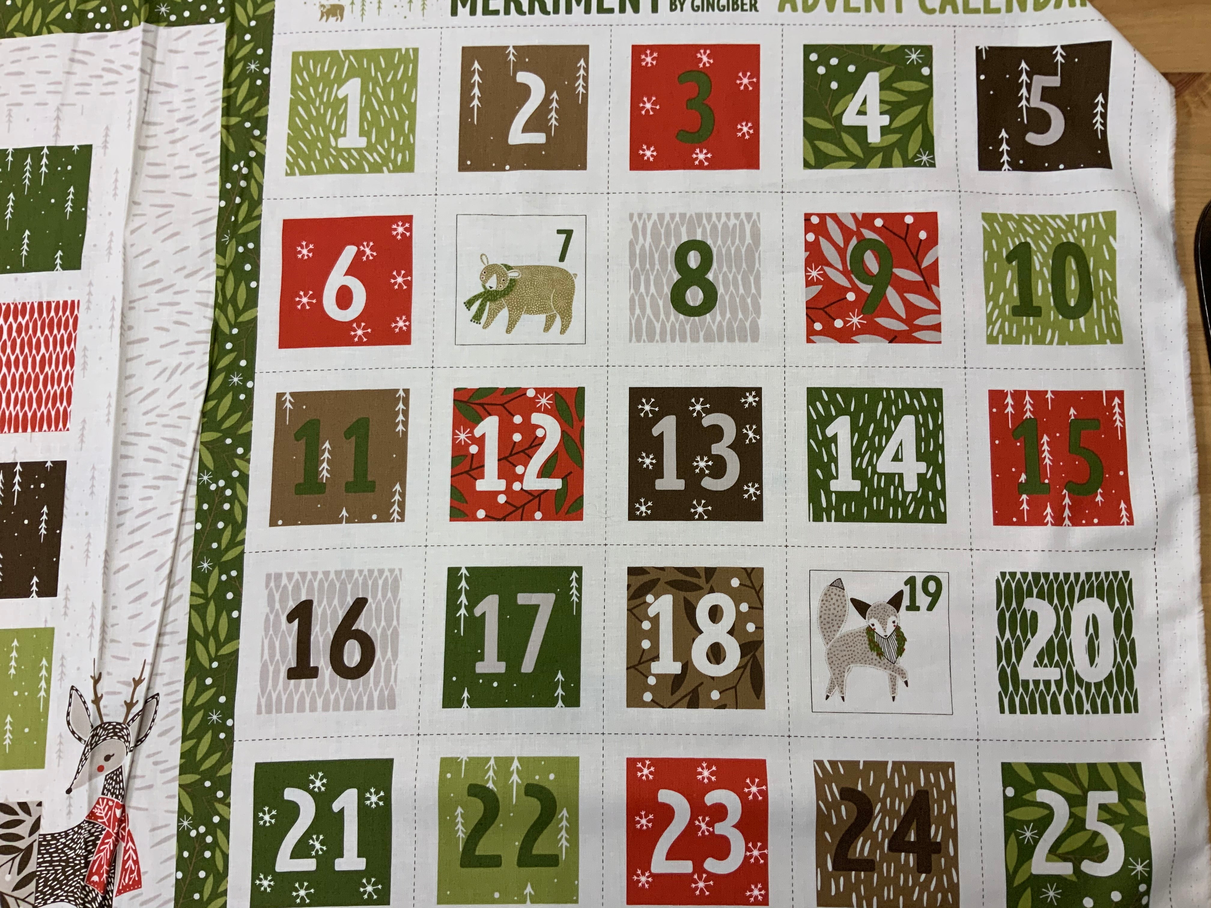 XP023 Merriment Christmas Panel from Moda Fabric