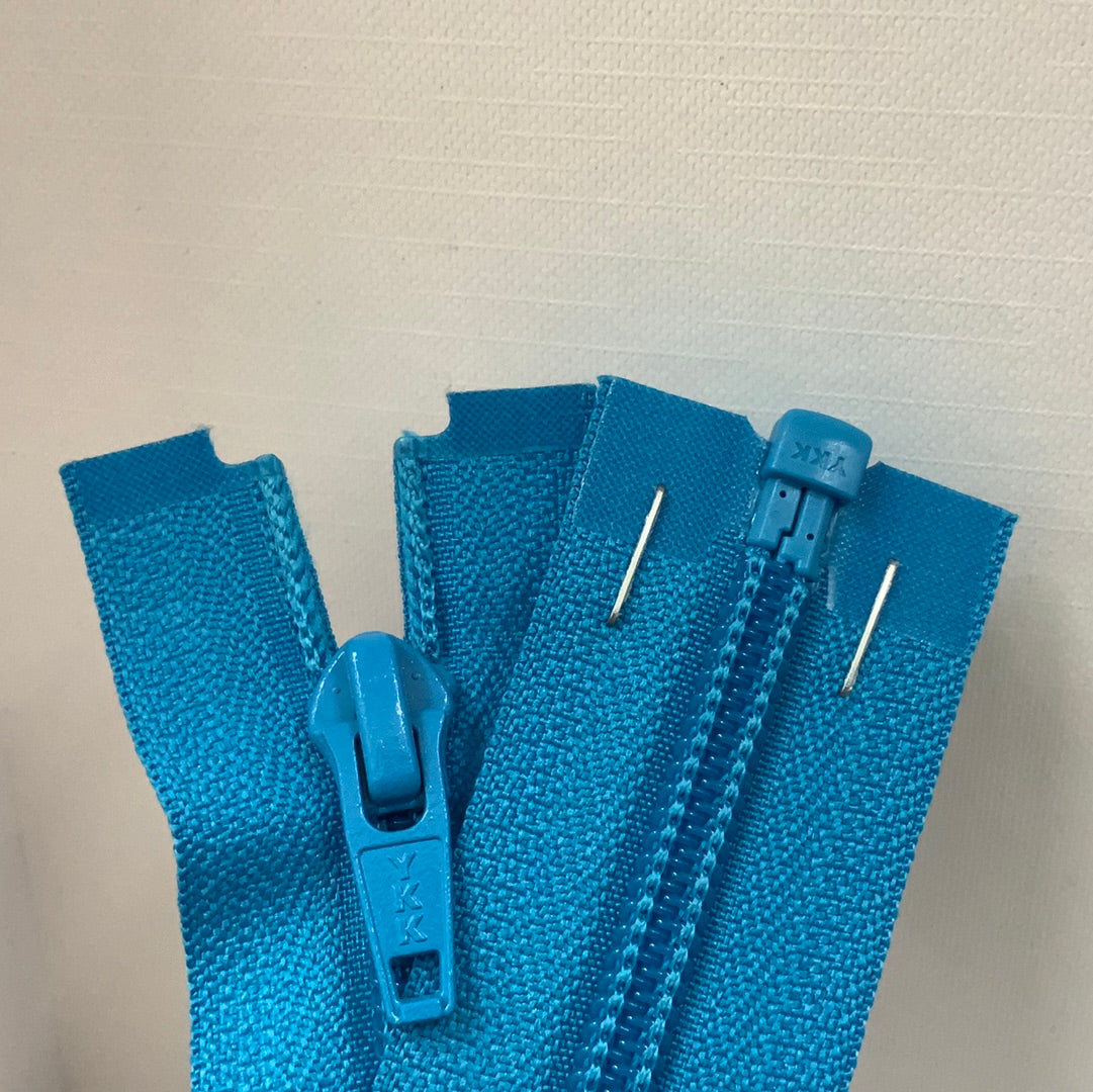 YKK Nylon Open End Zip 76cm 30inch: Dark Dusky Blue (162) ZS1\Q2