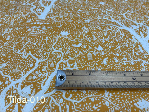 Tilda Fabric Lemontree Collection- Yellow per 50cm Tilda 010