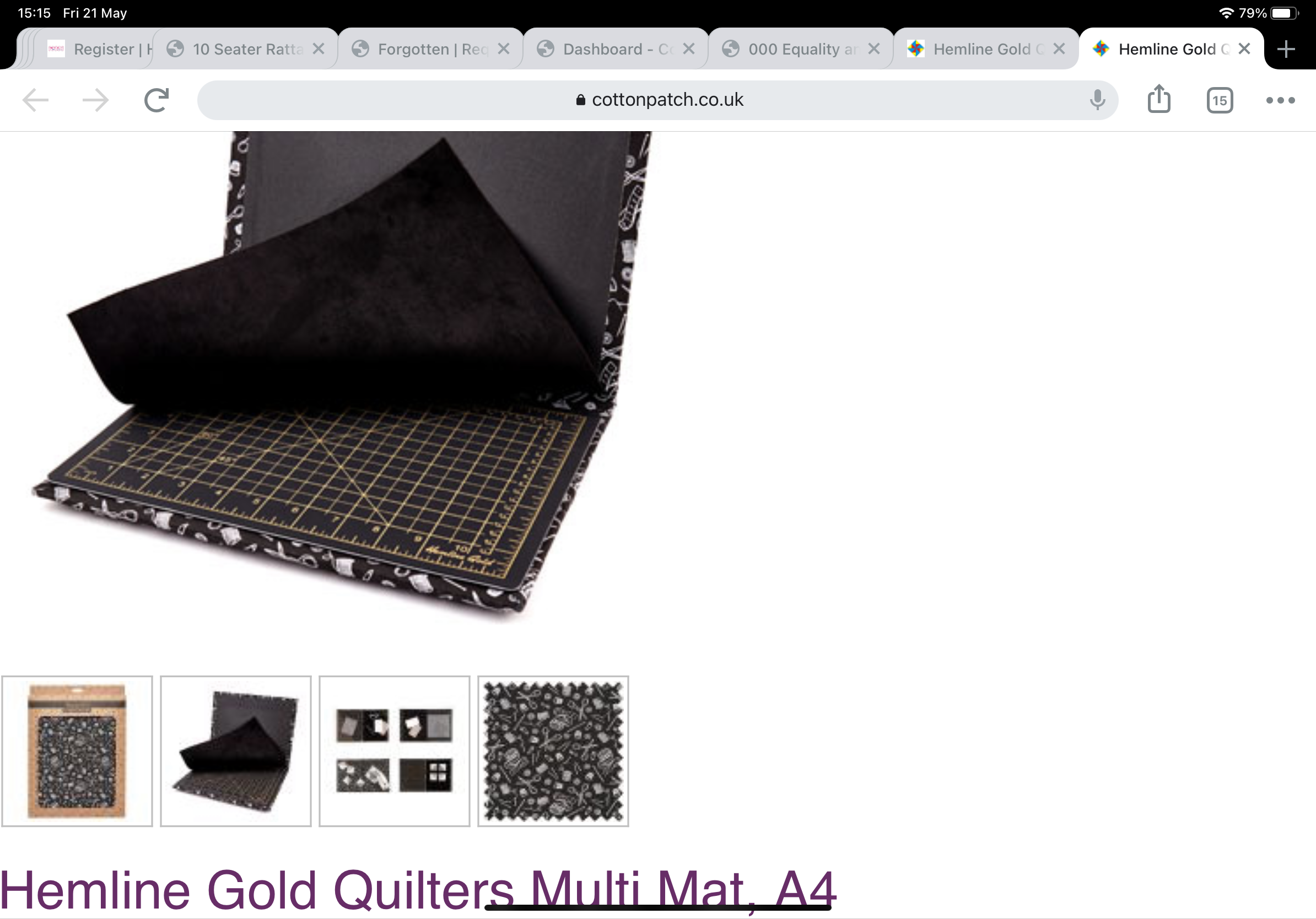 Hemline Gold Collection- Quilters Multi-mat