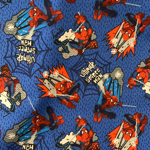Marvel Fabric - Ultimate Spiderman On Blue LFC16