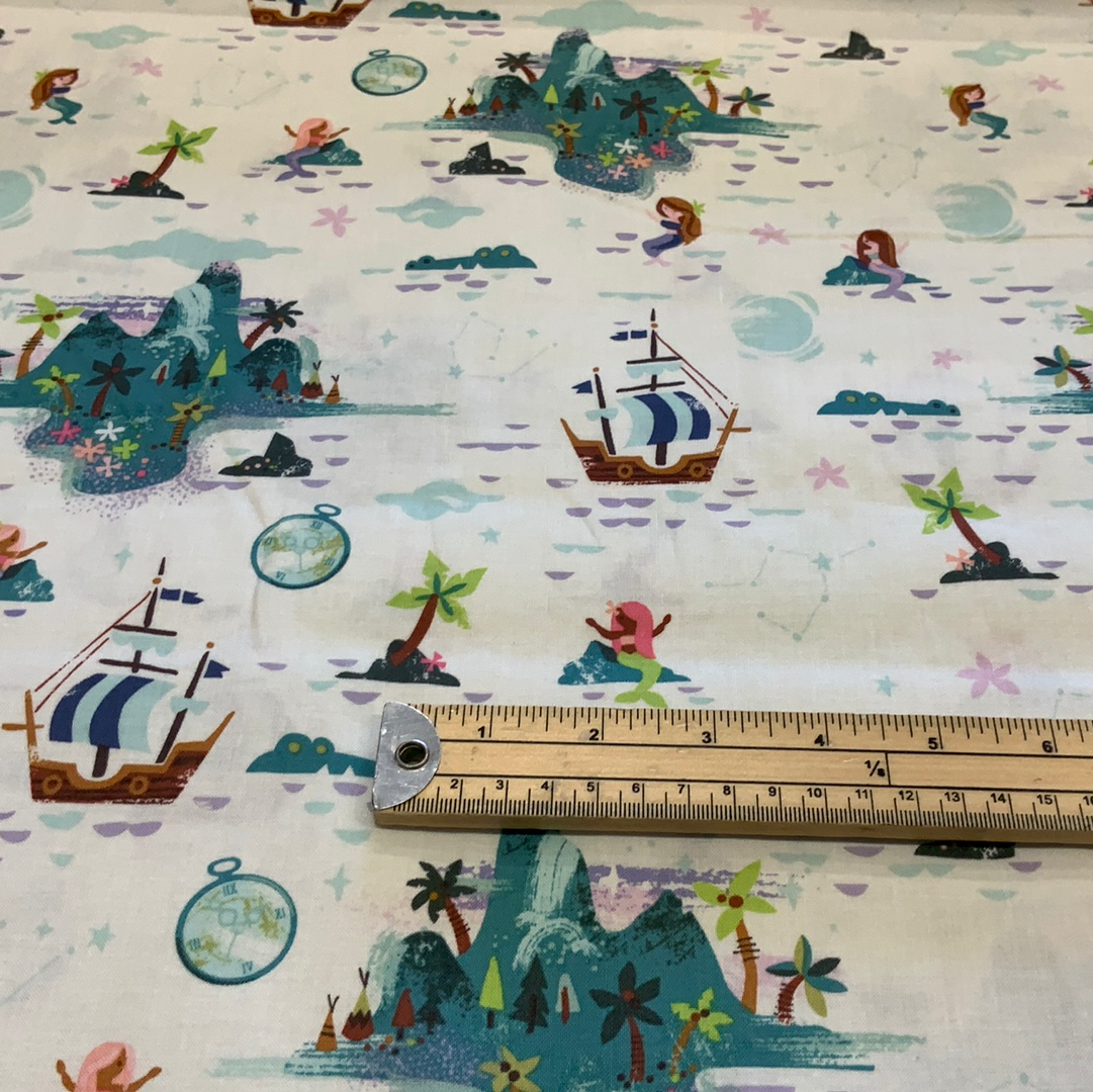 Disney Fabric - Peter Pan Neverland LFG16