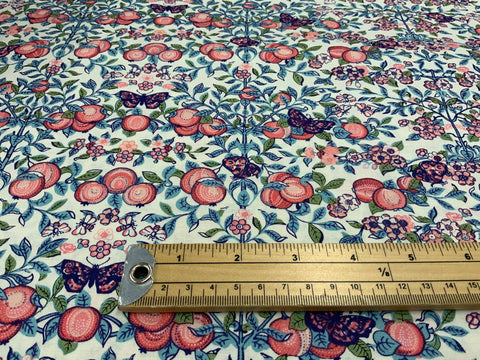 Liberty Fabric Orchard Pink Per 50cm CA05