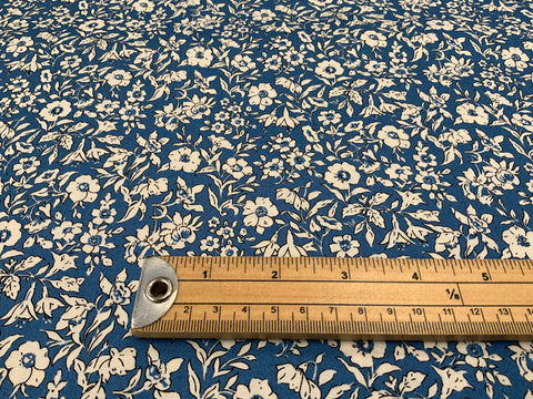 Liberty Fabric Morning Dew Blue Per 50cm CA10