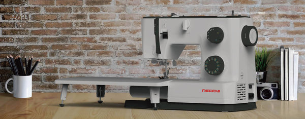 Necchi Q132A Strong & Easy Top-load Sewing Machine with Free Extension Table