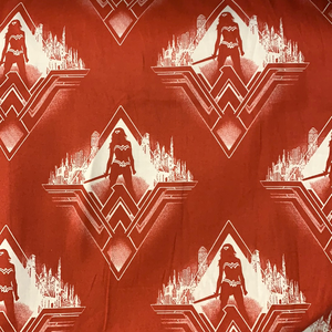 DC Fabric - Wonder Woman On Red LFD10