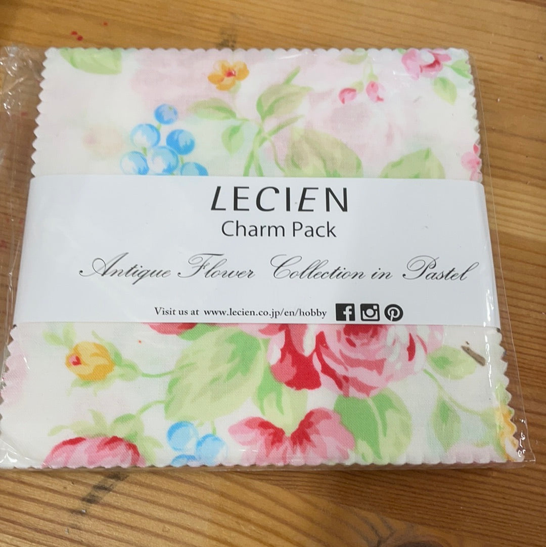 Antique flower Collection In Pastel Charm Pack