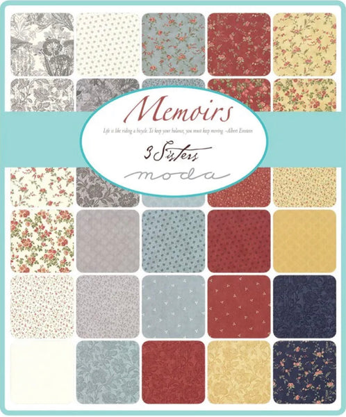 Memoirs by 3 Sisters for Moda -   Layer Cake - LC02-01