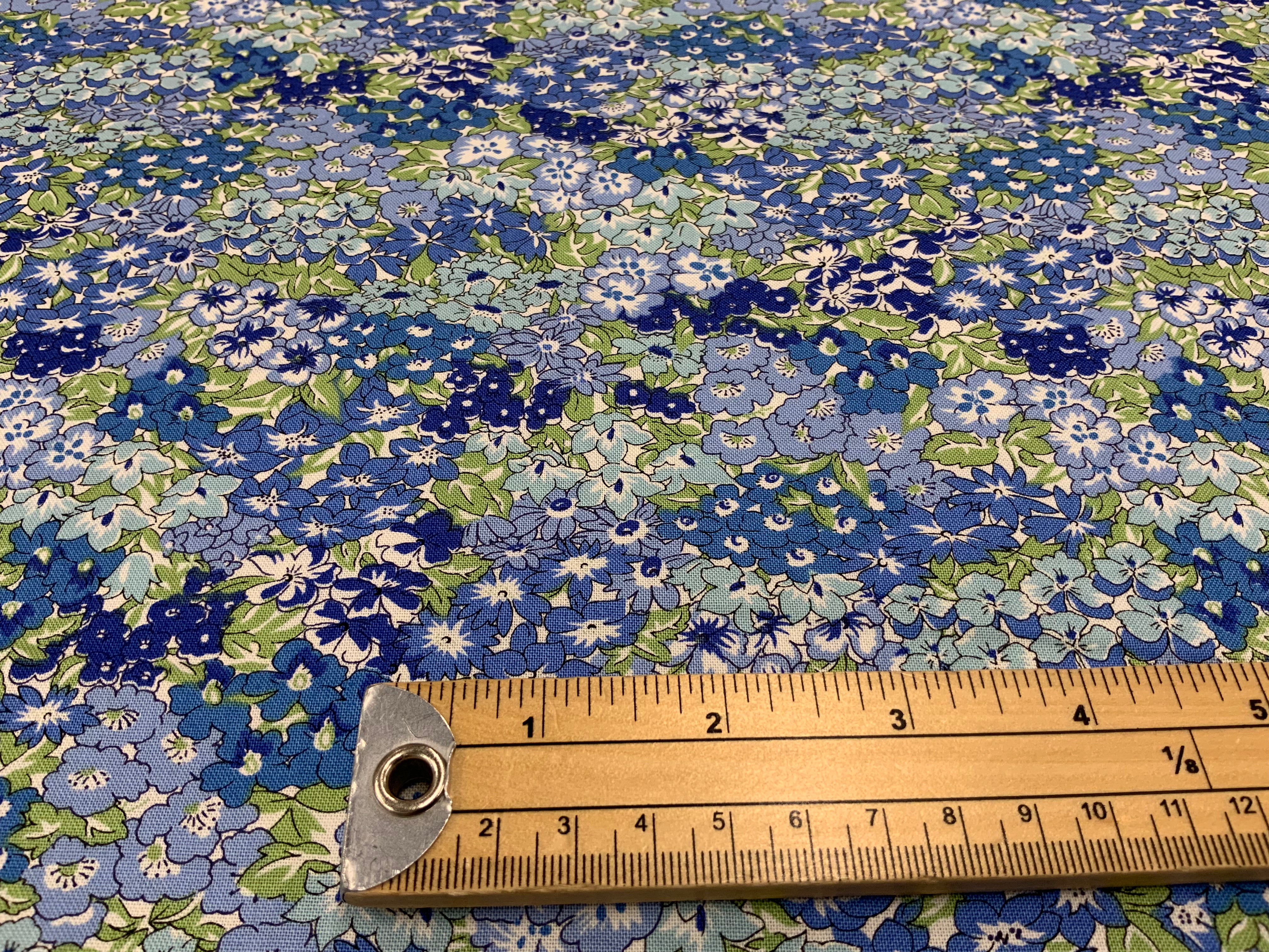 Liberty Fabric Wisley Grove Blue  - 1/2 metre