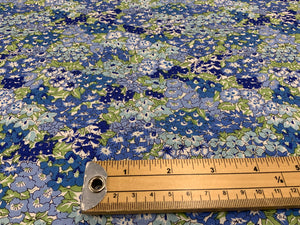 Liberty Fabric Wisley Grove Blue Per 50cm CA13