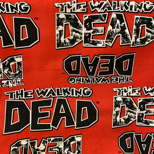 The Walking Dead Fabric - Logo LFE05