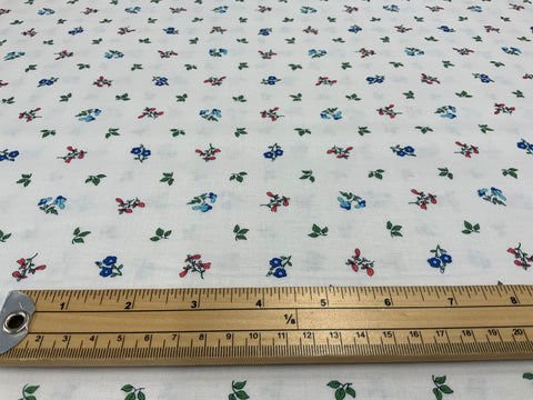 Liberty Fabric Pome Blossom White Per 50cm CB29