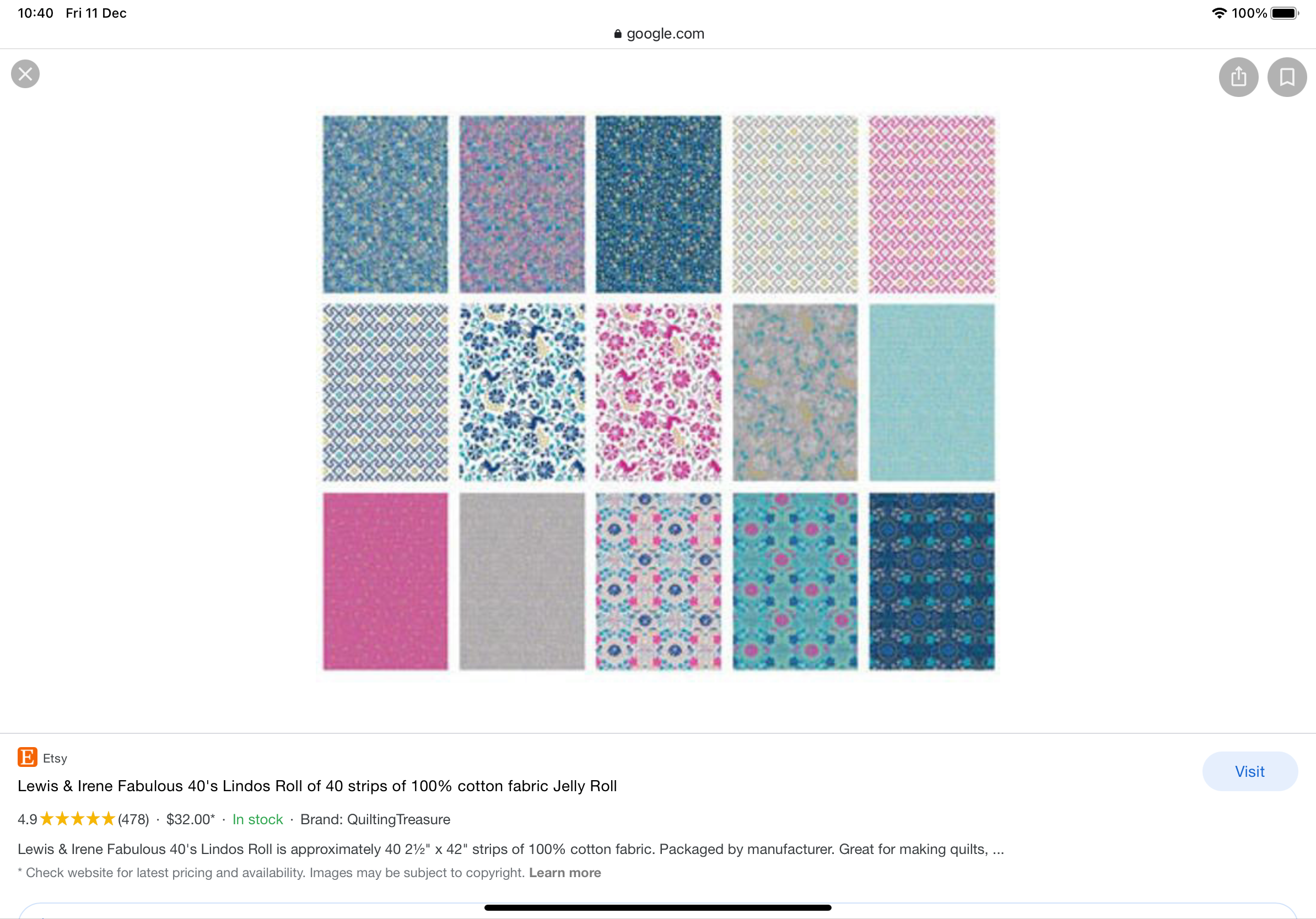 Fabulous Forties-Lindos | Lewis and Irene Jelly Roll