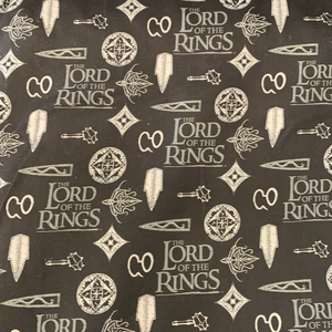 Lord Of The Rings Fabric - Logo & Symbols LFE09