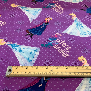 Disney Frozen-Spring Sisters Forever- 100% Cotton Fabric - LFG12