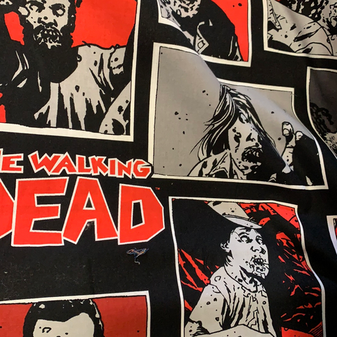 The Walking Dead Fabric - Characters In Frames LFE03