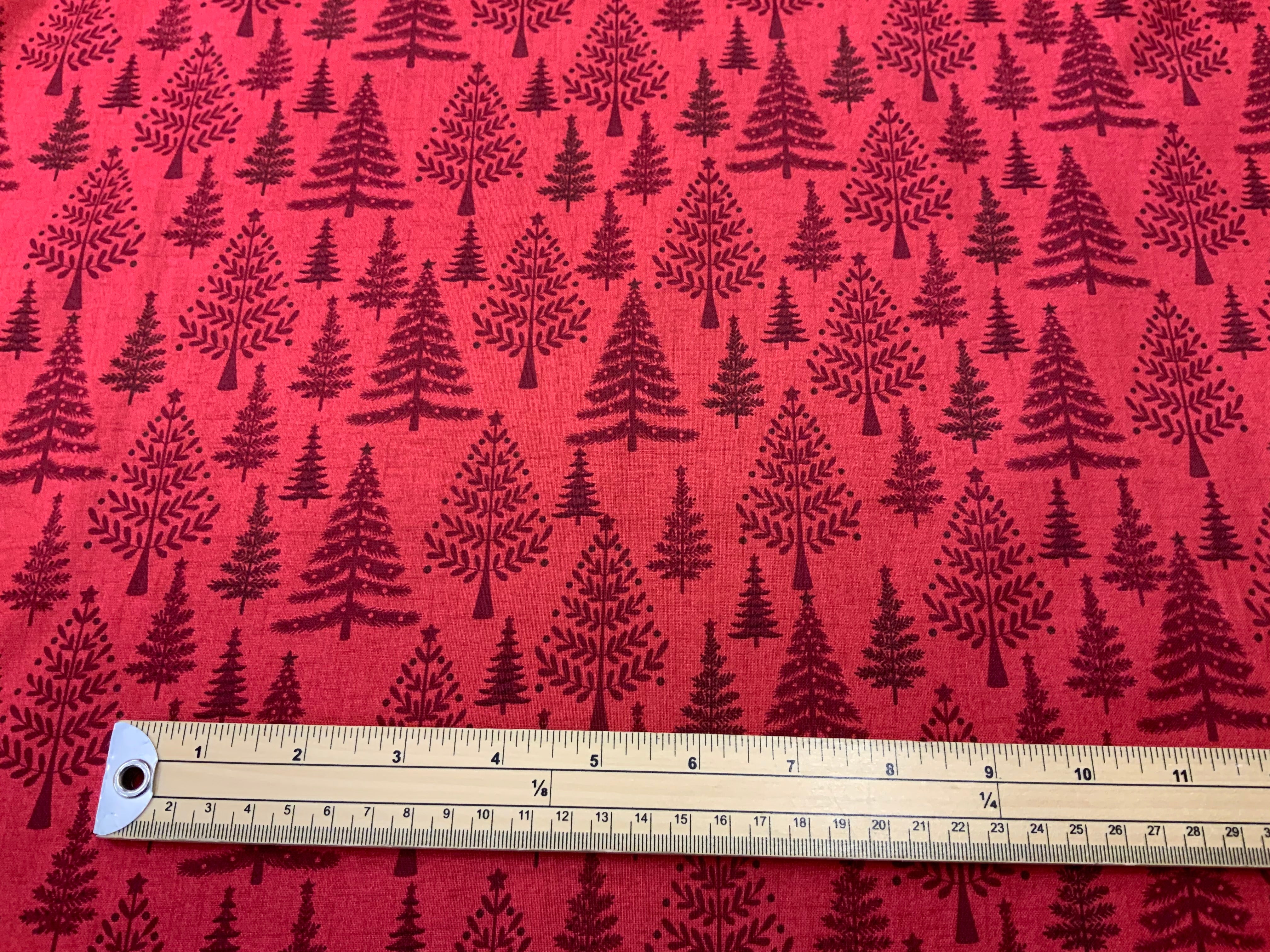 X045 1592 Scandi 3 Trees The Henley Studio | Makower - 1/2 Metre