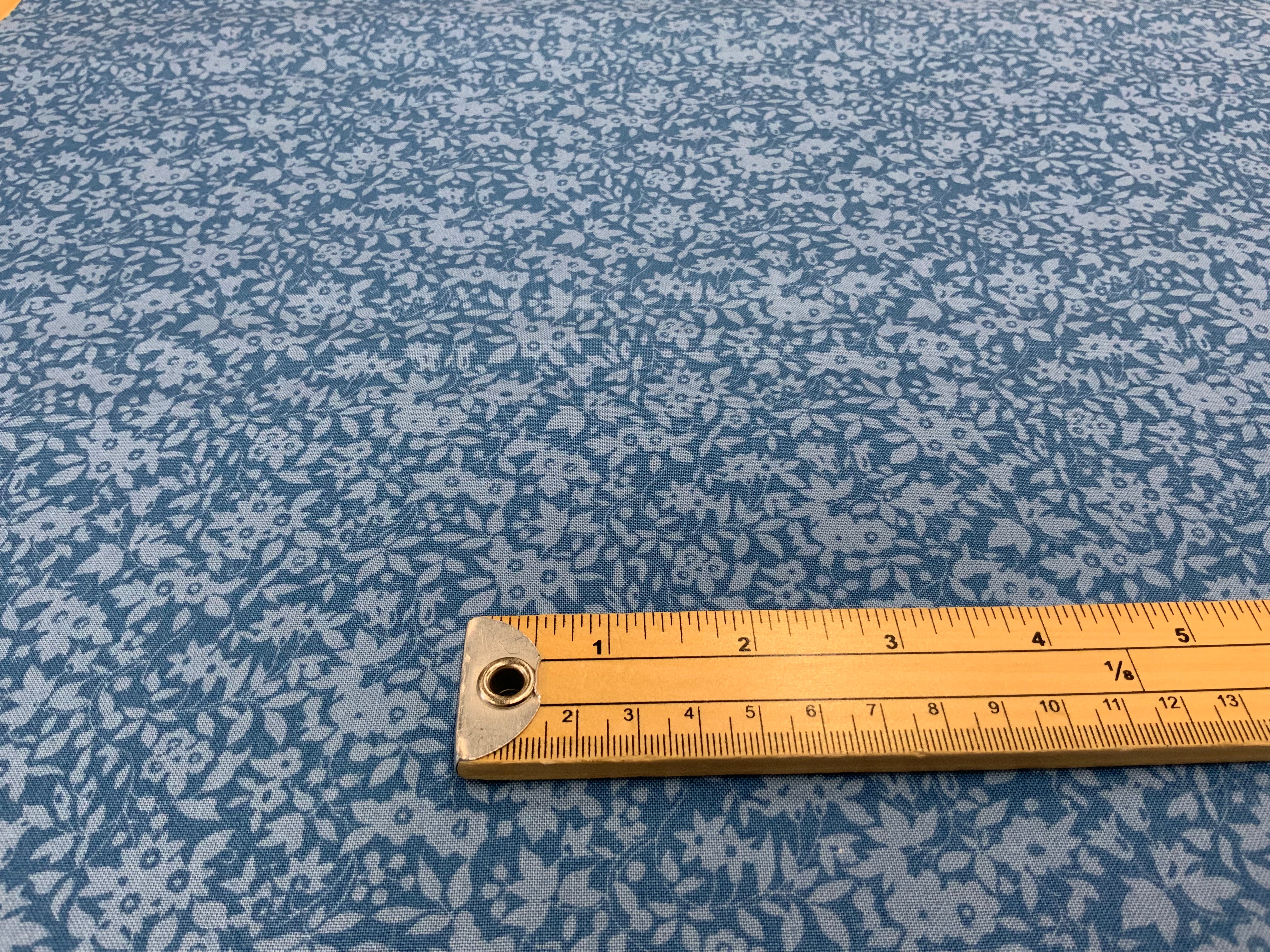 Liberty Fabric Daisy Shadow Blue  - 1/2 metre