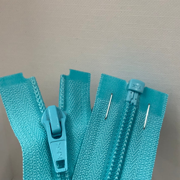 YKK Nylon Open End Zip Turquoise (905)