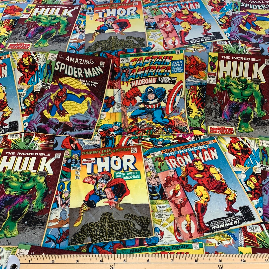 Superhero Fabric - Comic Covers LFB11