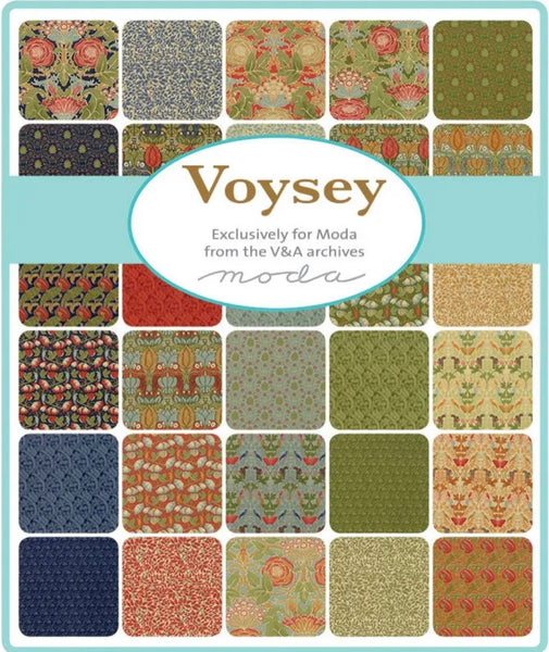 Voysey from V&A Archives for Moda fabrics- Jelly Roll  - JR6-9