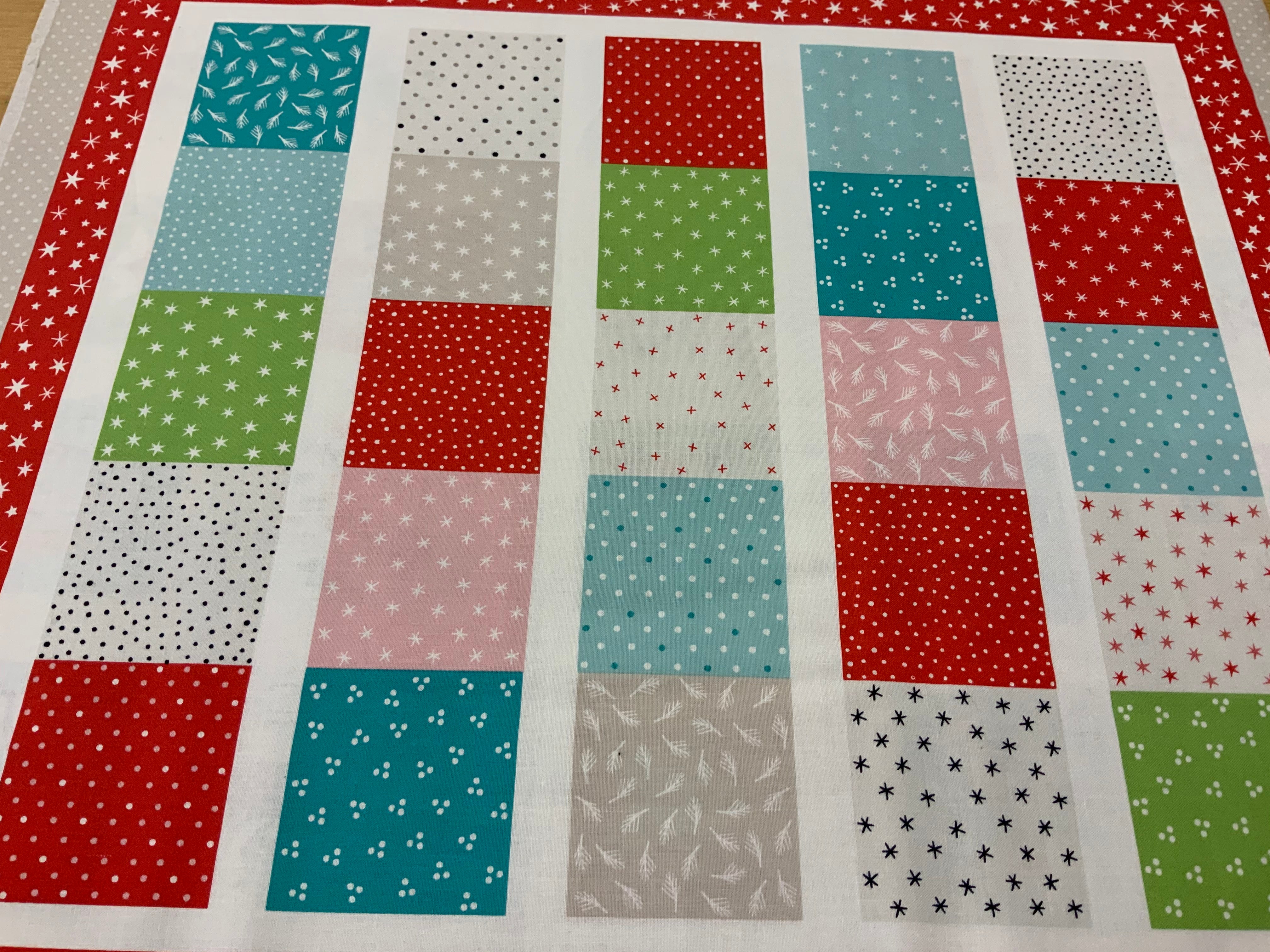 XP028 Forrest Friends Advent Christmas Panel Ali Brooke from Makower Fabric