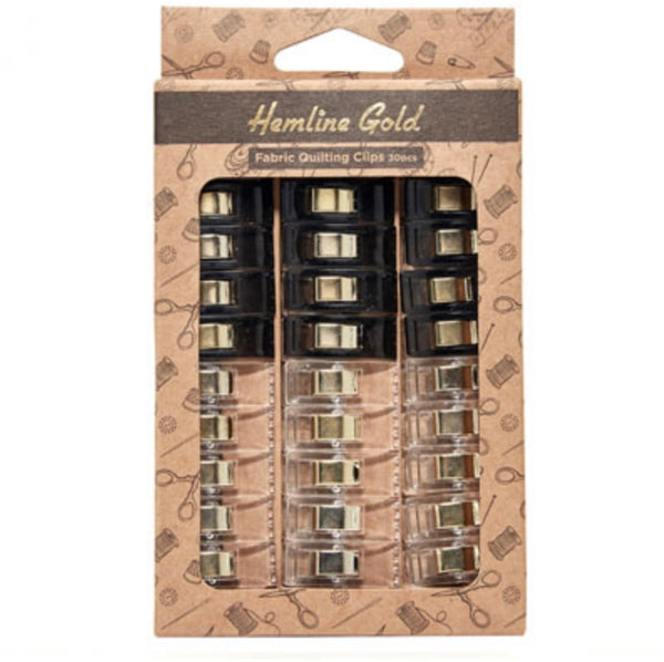 Hemline Gold Quilters Clips