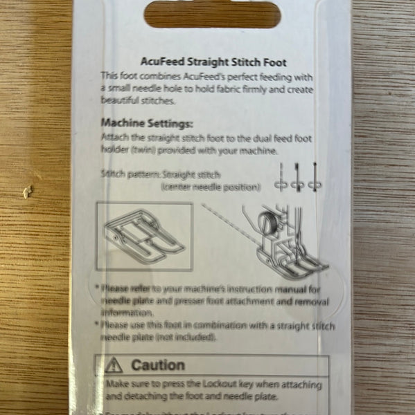 Janome Acufeed Straight Stitch Foot Category D